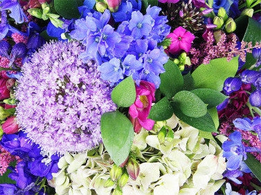 Pink and Blue Flowers Posy