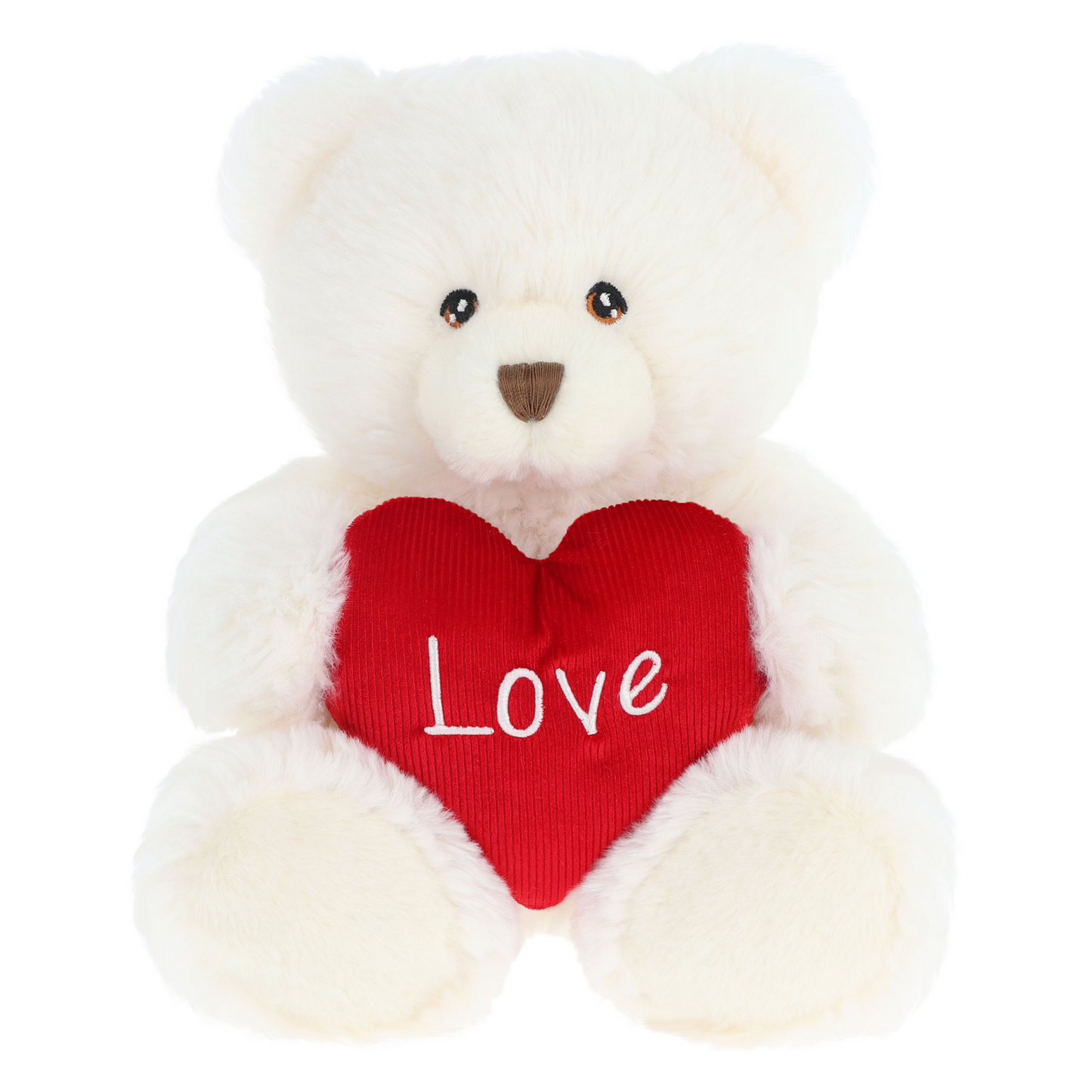 Cream Bear with Love Heart