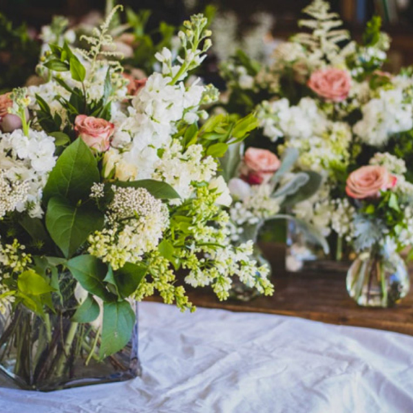 Seasonal Hand-Tied Bouquet & Table Arrangement