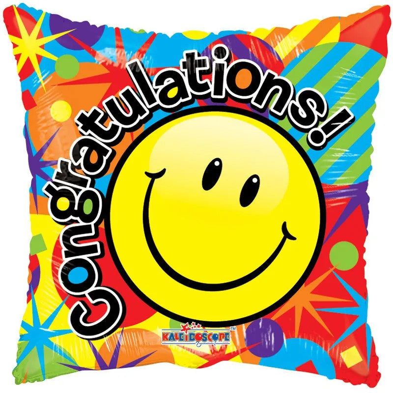 Smiley Congratulations Balloon (18 Inch)