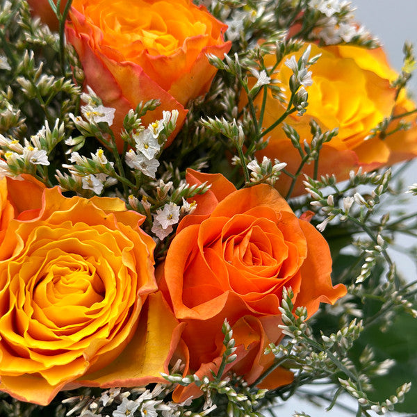 Sunset Bouquet in a Vase