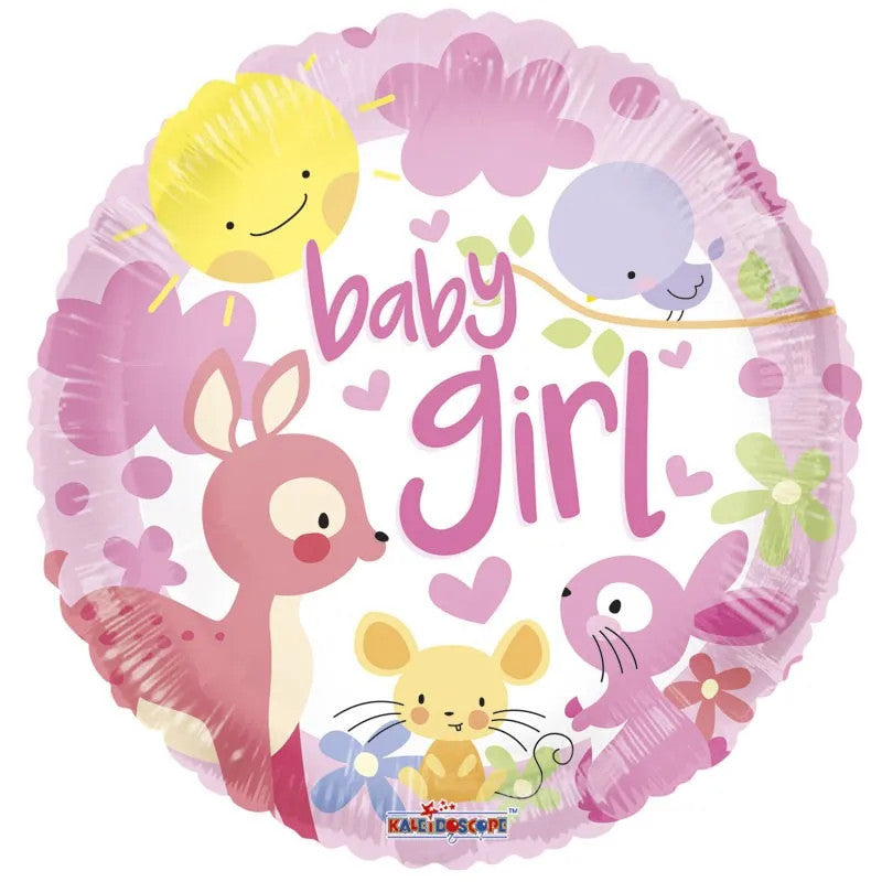 new baby girl balloon design