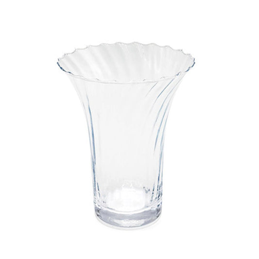 Elegant Clear Glass Vase