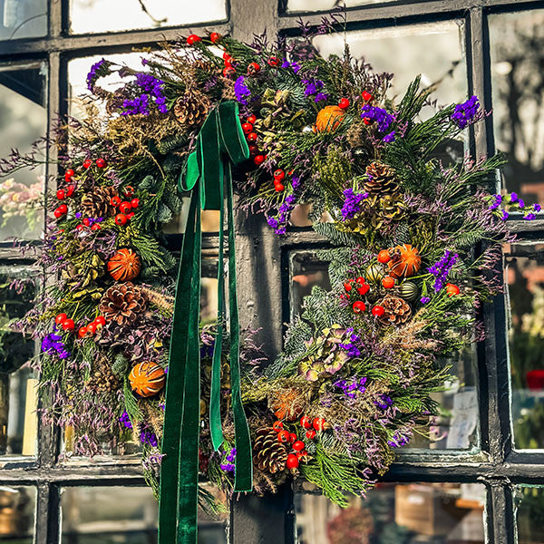 Purple Mist Festive Wreath