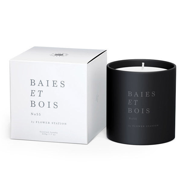 Scented Candle No55 'Baies et Bois'