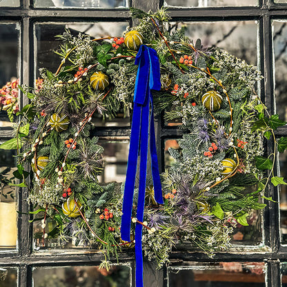 Berries and Willow Christmas Wreath