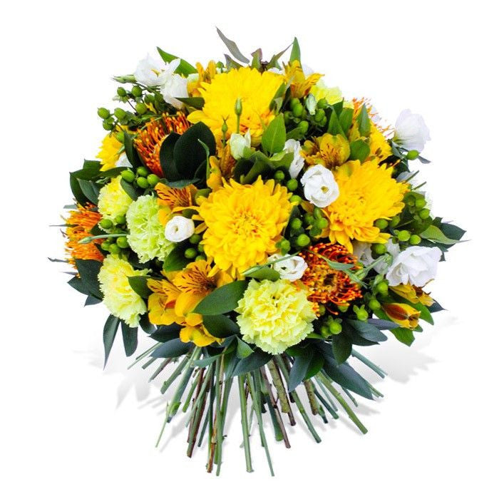 Yellow Chrysanthemum Bouquet