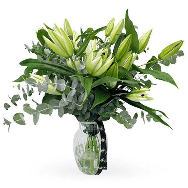 White Lilies in a Vase