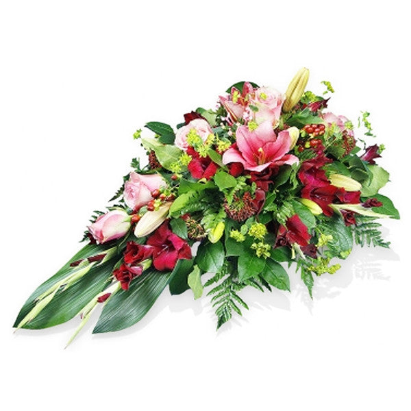 Sheaf with Burgundy Flowers