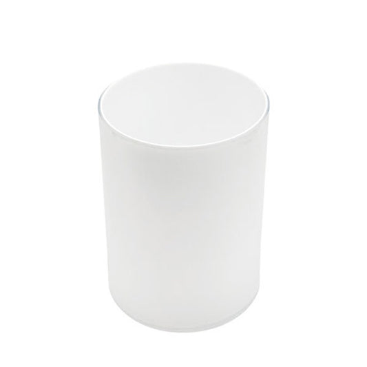 White Glass Vase